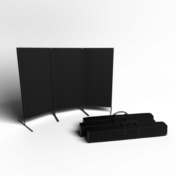 Ecran Laser mobile / Ecran de protection Laser / Paravent de protection laser montable démontable souple - Classe 3R, 3B et 4