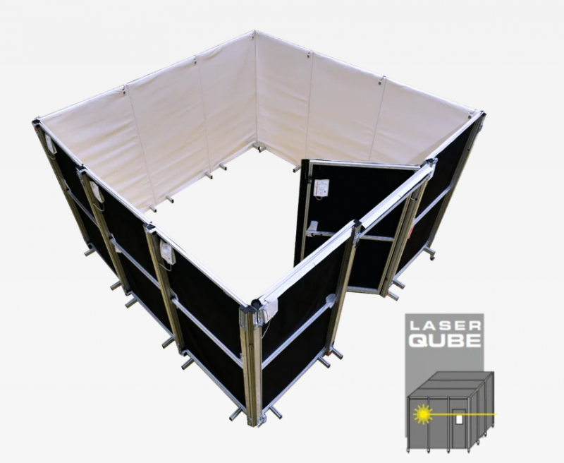 Enceinte de protection laser pour soudage laser classe 4