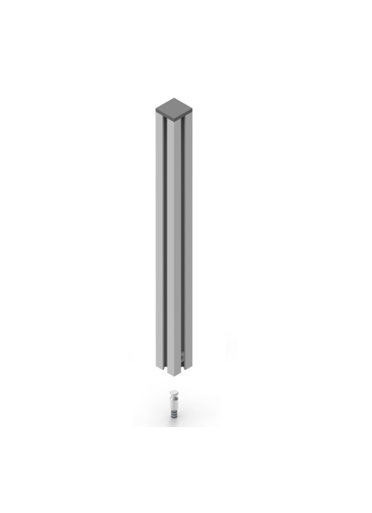 Ecrans de protection Laser pour Tables Optiques Classe 4 / Barrières de protection Laser pour Tables Optiques - Colonne de fixation