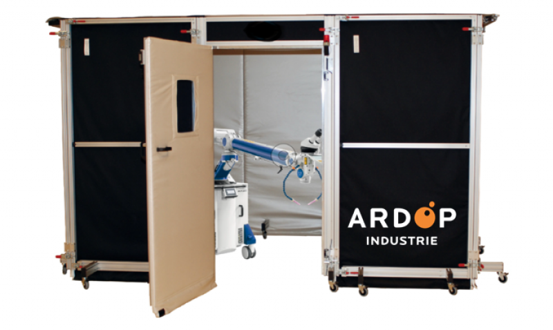 Cabine de protection laser Montable/Démontable pour soudage laser manuel