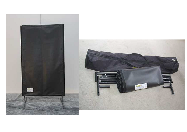Ecran Laser / Ecran de protection Laser / Paravent de protection laser montable démontable souple - Classe 3R, 3B et 4