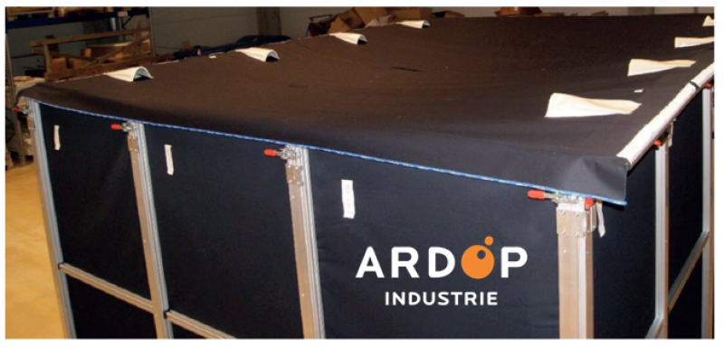 Cabine de protection laser Montable/Démontable pour décapage laser manuel