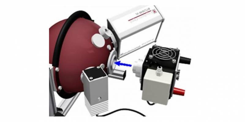 lampe étalon pour sphère intégrante en flux